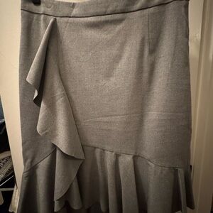 Banana Republic Asymmetrical Gray Skirt